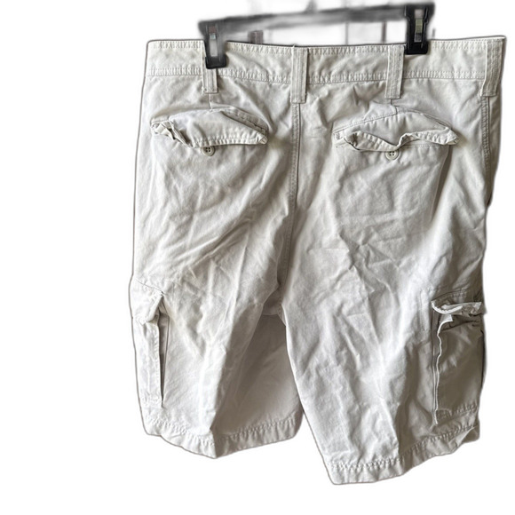 Urban Pipeline Cargo Khaki Chino Shorts Brown Flat Casual Mens Size 36 - Picture 7 of 8